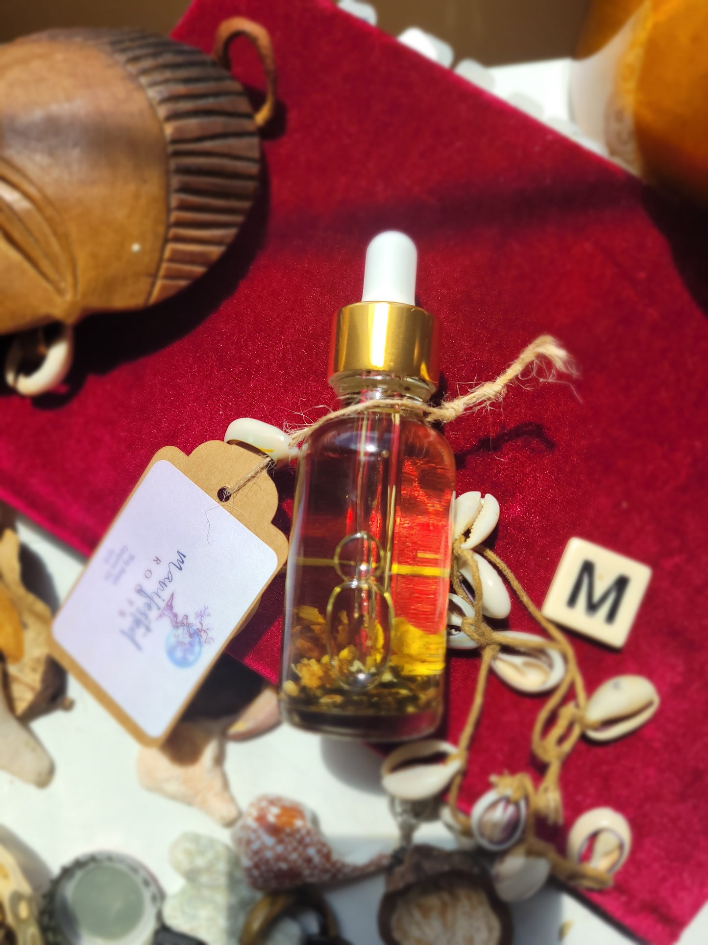 Big Angie conquer oil, Angelica Root, Guardian Oil, Hoodoo, Wicca, Witchcraft, Spiritual Oil