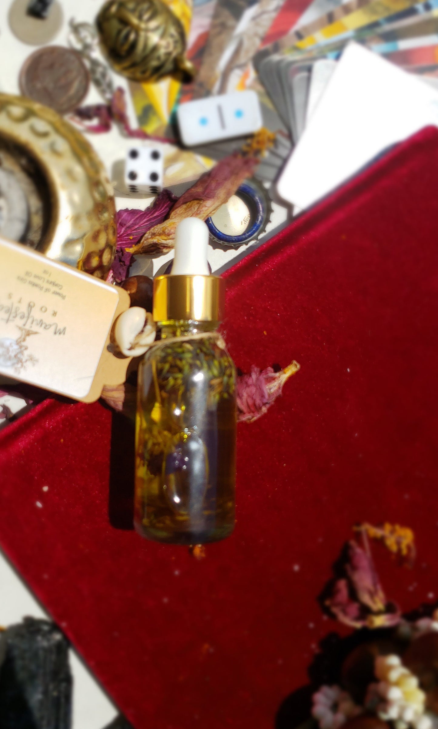 Power of Khia Oil, Jezebel Oil,  Hoodoo, Wicca, Witchcraft, Spiritual Oil