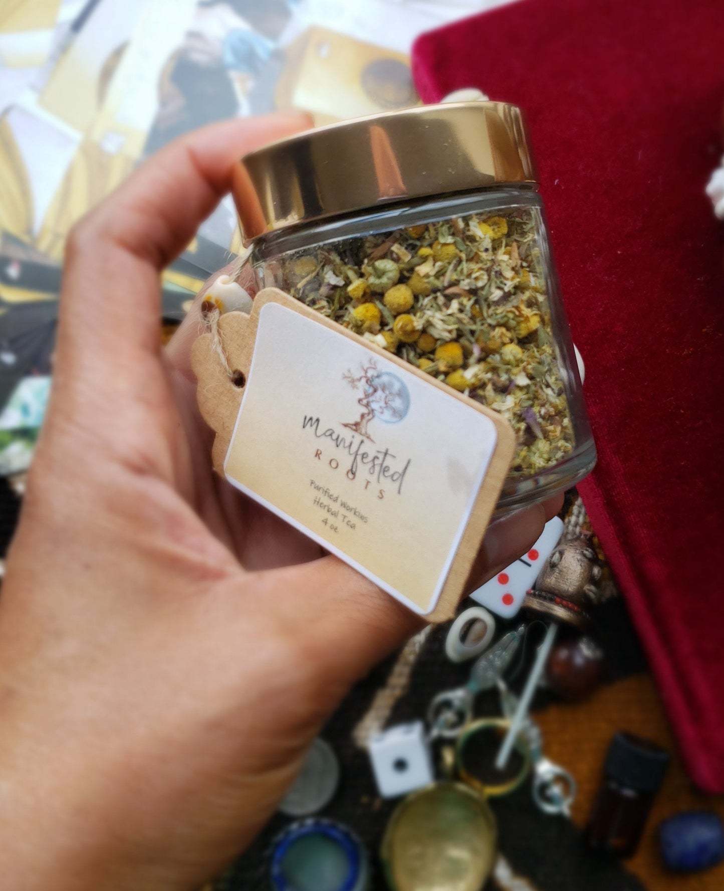 Purified Workin's Herbal Tea, Spirit tea, Hoodoo, Conjure, Spiritual